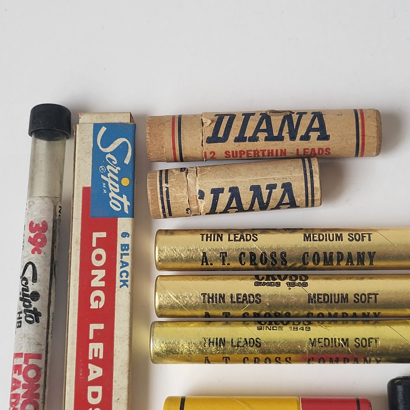 Vintage Mechanical Pencil Lead (19) Scheaffer Autopoint Eversharp Cross Scripto