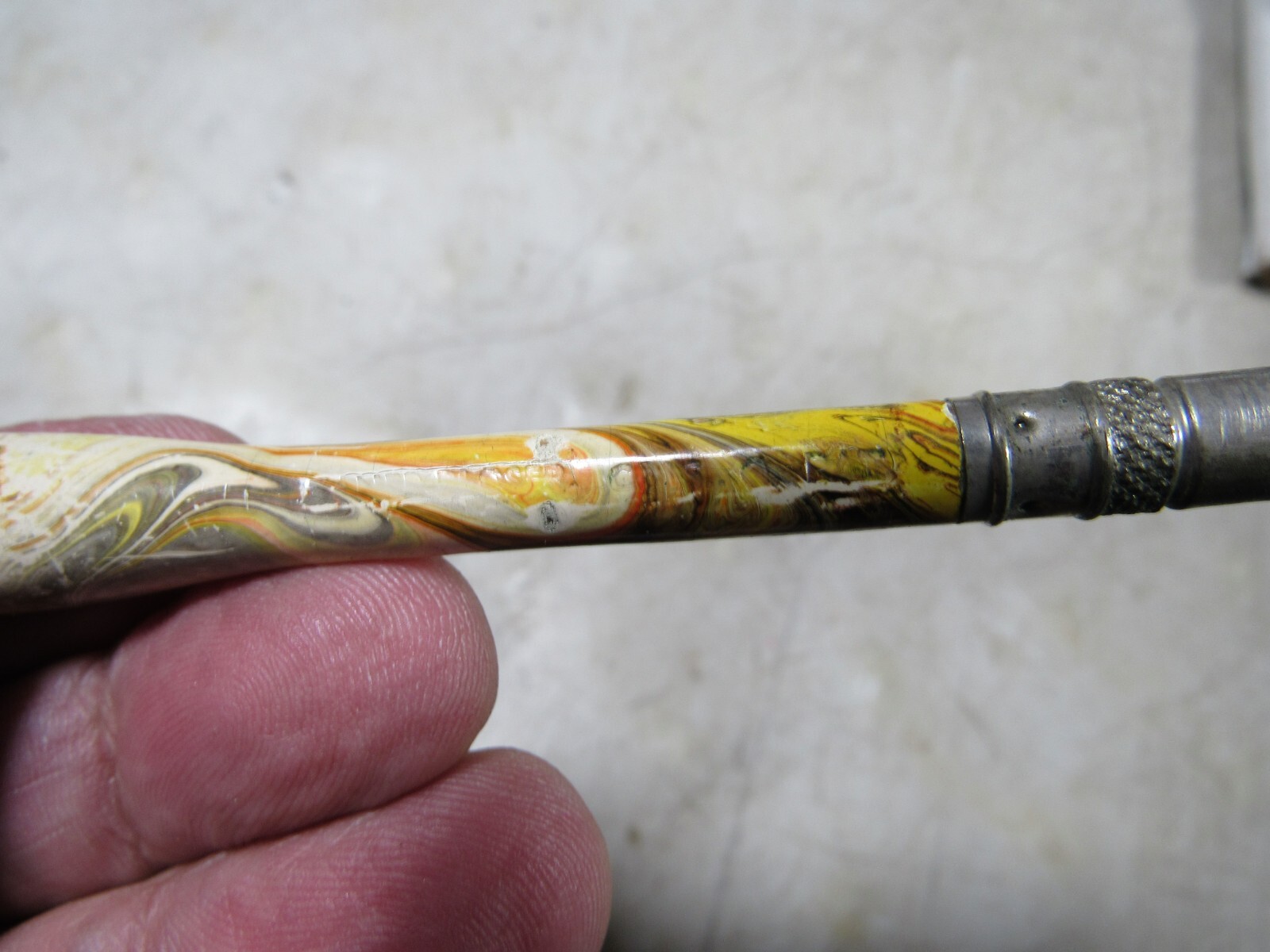 Vintage/Antique Zaner-Bloser Wooden Multicolor Design Mechanical Pencil Works