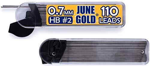 72 Mechanical Pencils HB #2 Lead, 2 Lead Dispensers/w Black Graphite 0.7 mm
