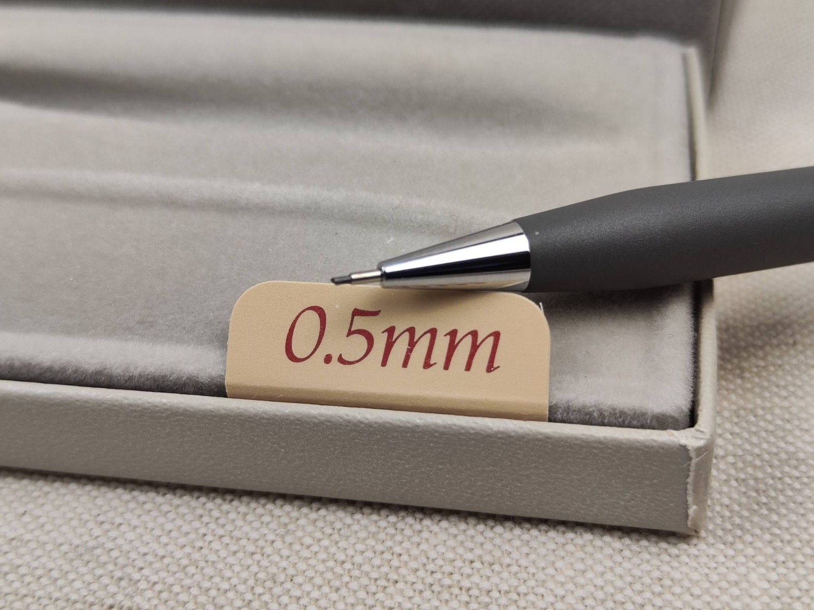 NOS Vintage Cross Classic Century Satin Matte Gray 0.5mm Mechanical Pencil
