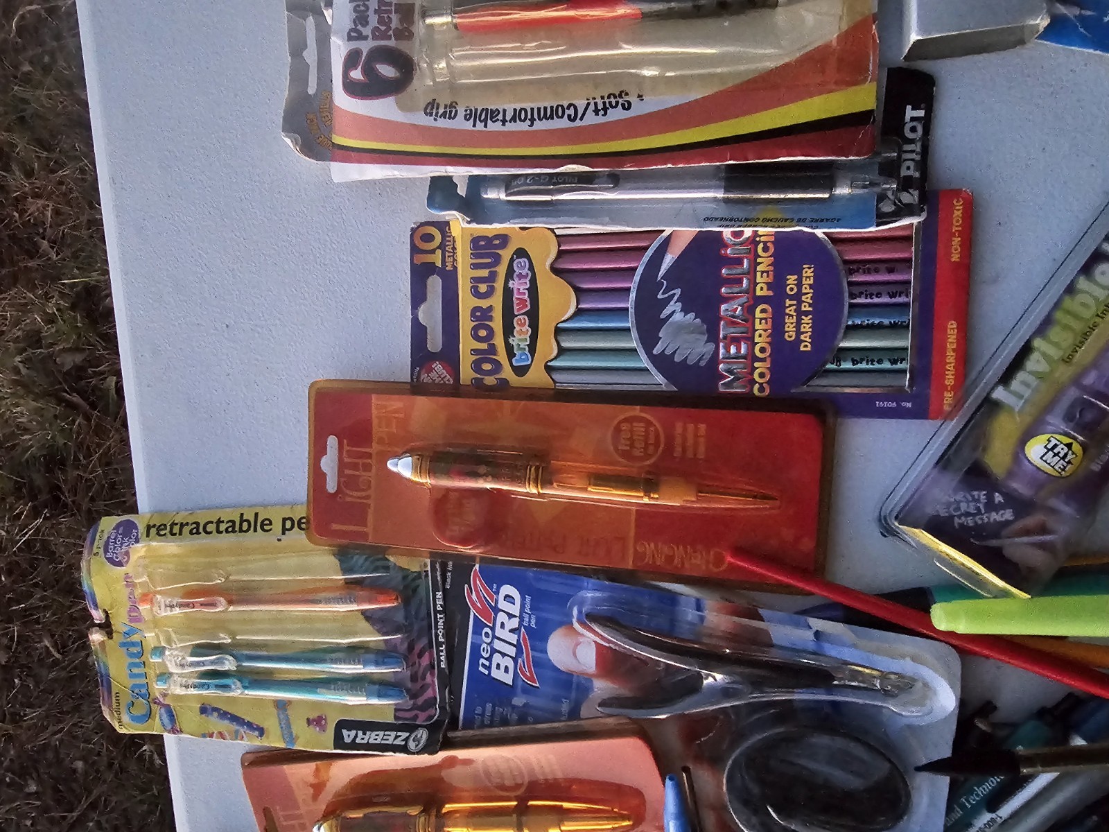 Mechanical Pencils & Pens Advertisement HUGE LOT Click NOS Vintage 1970s To 00s