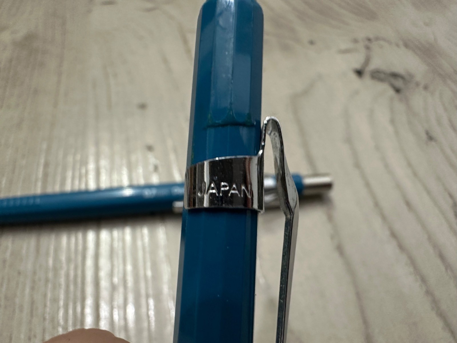 Pentel P207 0.7mm Mechanical Pencils Blue Barrel Metal Clip Japan