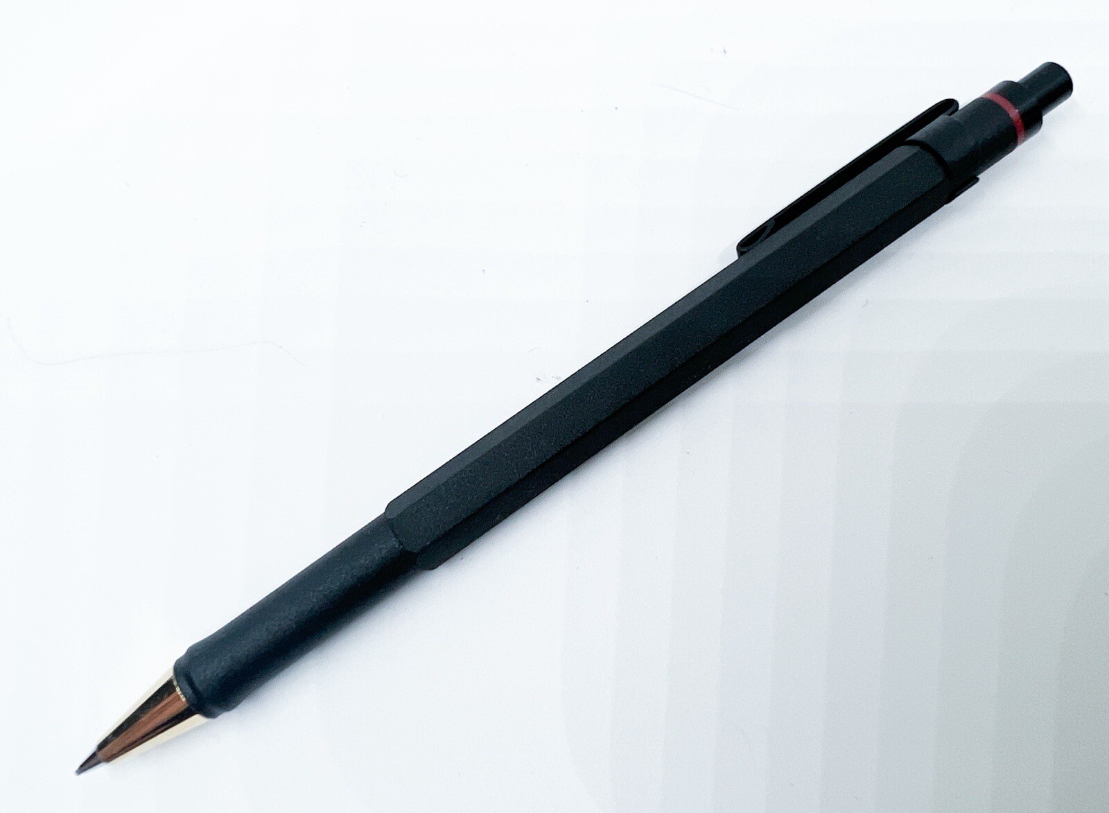NOS Rotring newton Gold Black Mechanical Pencil 0.7 Double Push Rare