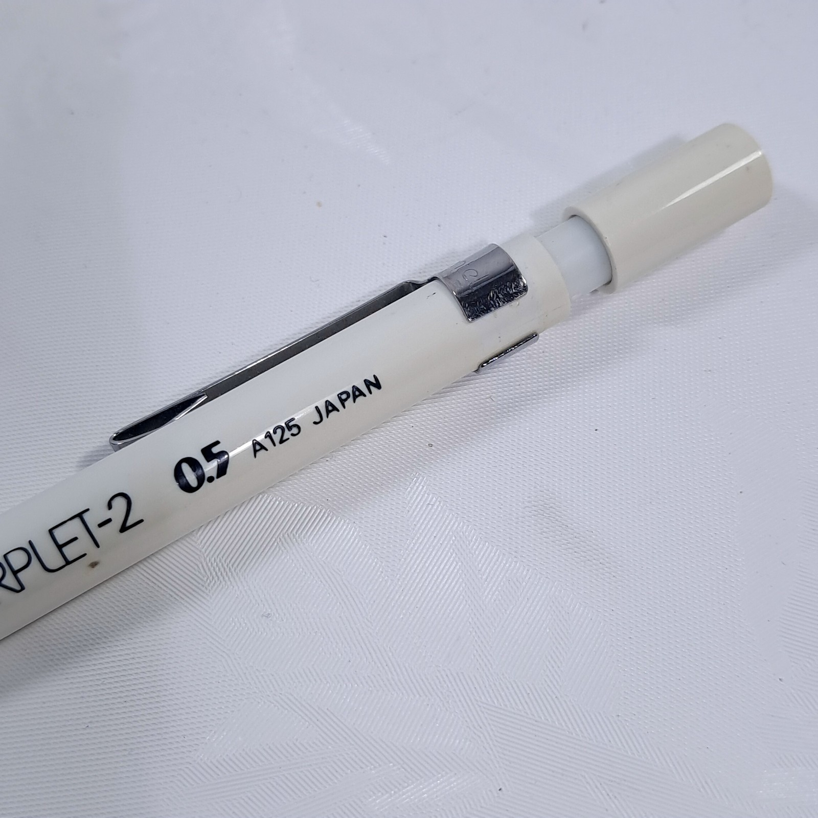 Vintage Pentel Sharplet-2 Mechanical Pencil White 0.5MM A125 Japan Sharplet 2