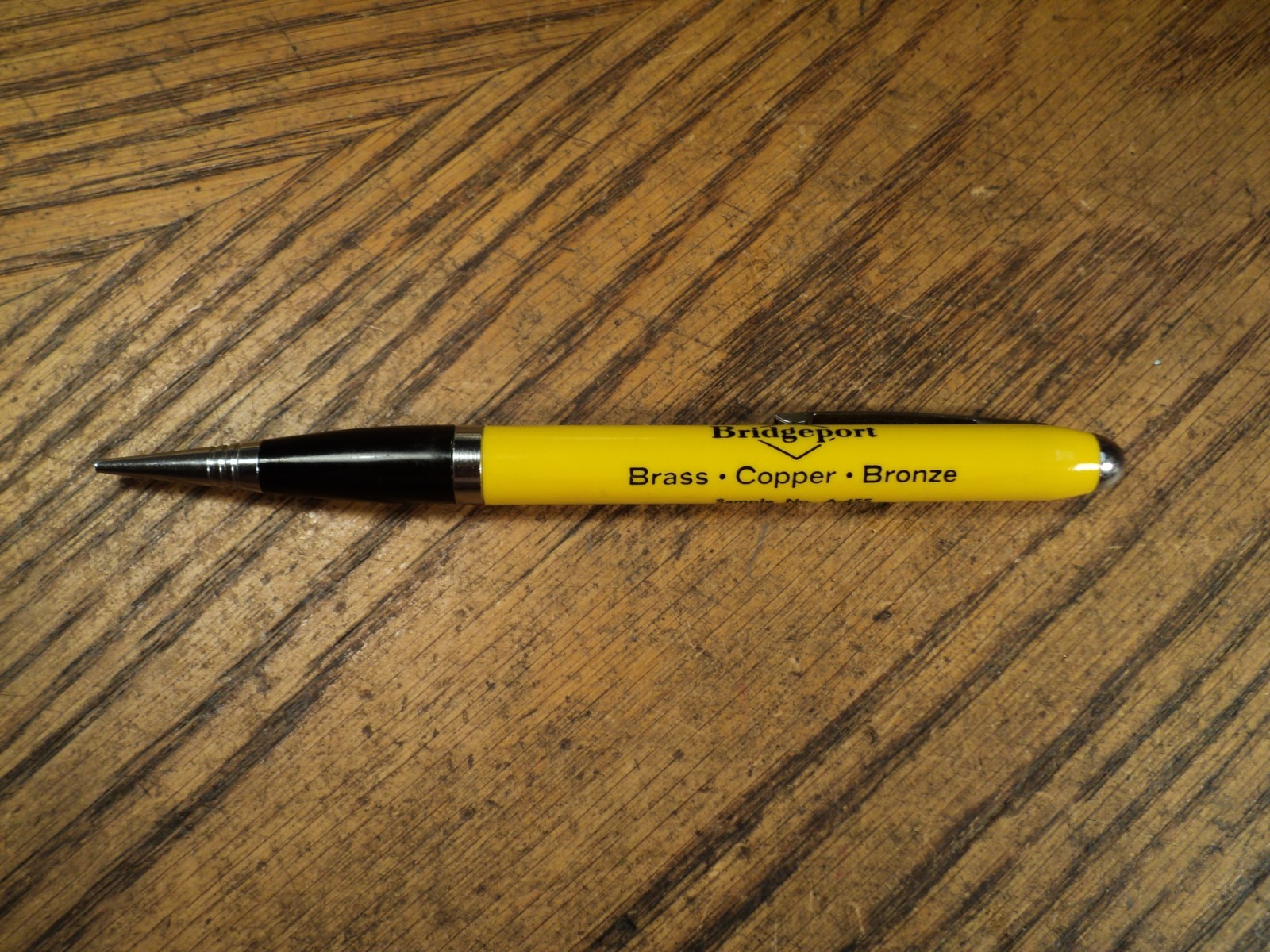 Vintage Alexander Sample Mechanical Pencil Bridgeport Brass – Copper – Bronze
