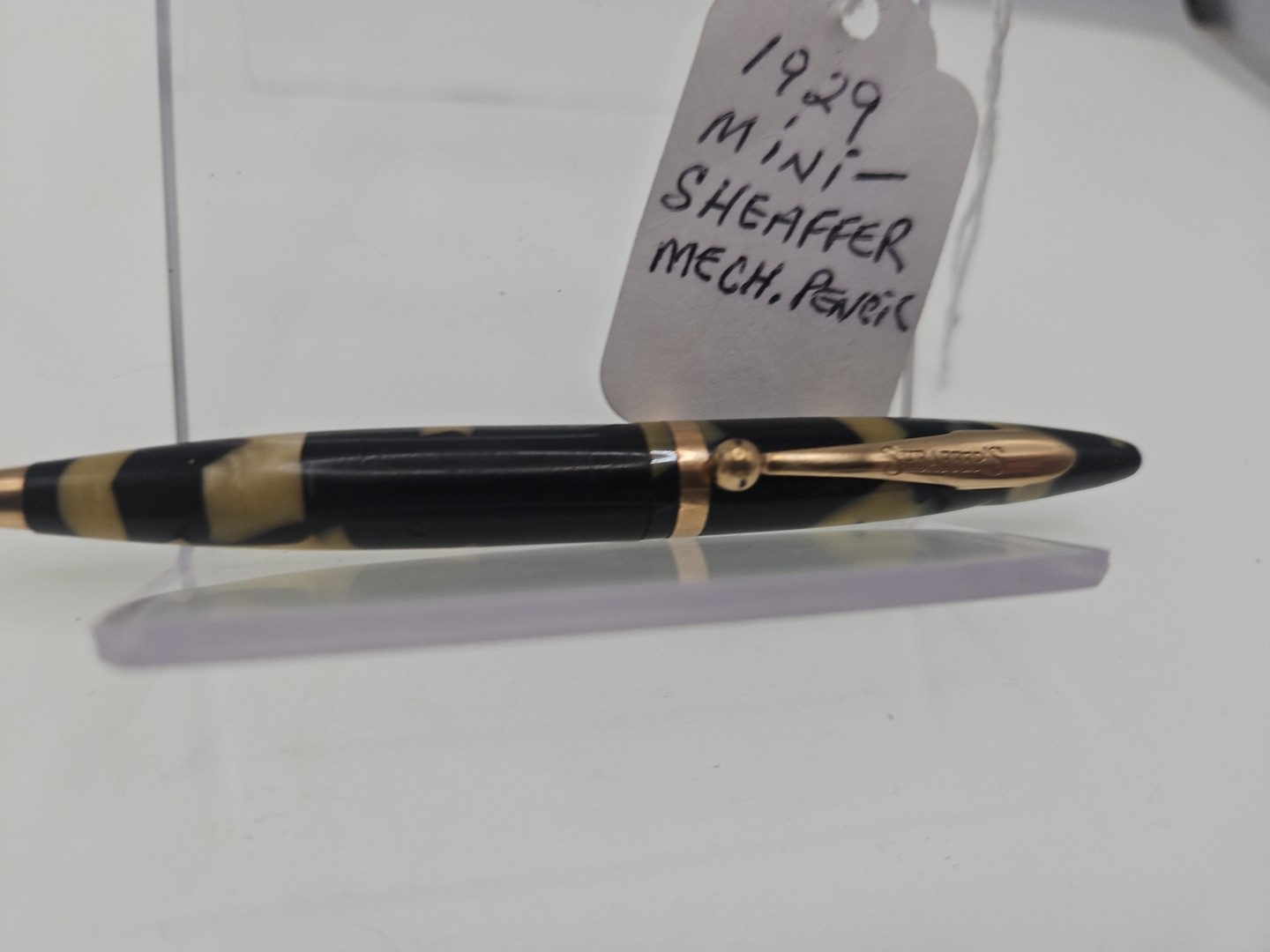 Sheaffer Lifetime Pearl & Black w/Gold Trim 1.1mm Mechanical Pencil – 1920”s