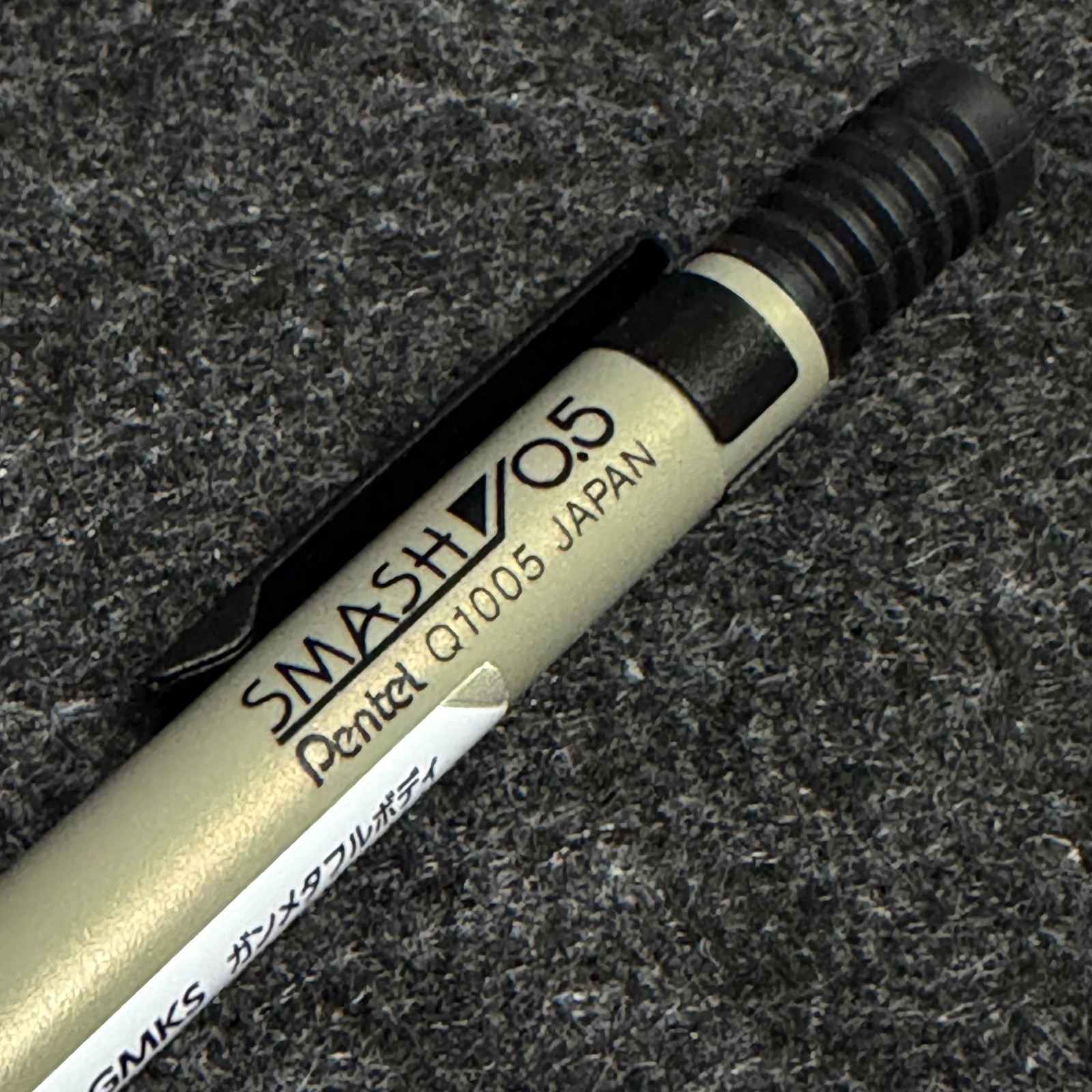 Pentel Smash Kitera Limited Gunmetal Full Body 0.5mm Q1005-GMKS Pencil