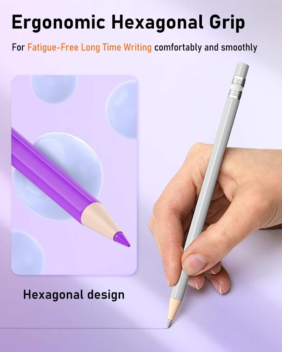 Mechanical Colored Pencils, Erasable Mechanical Pencils with Sharpener and Ba…