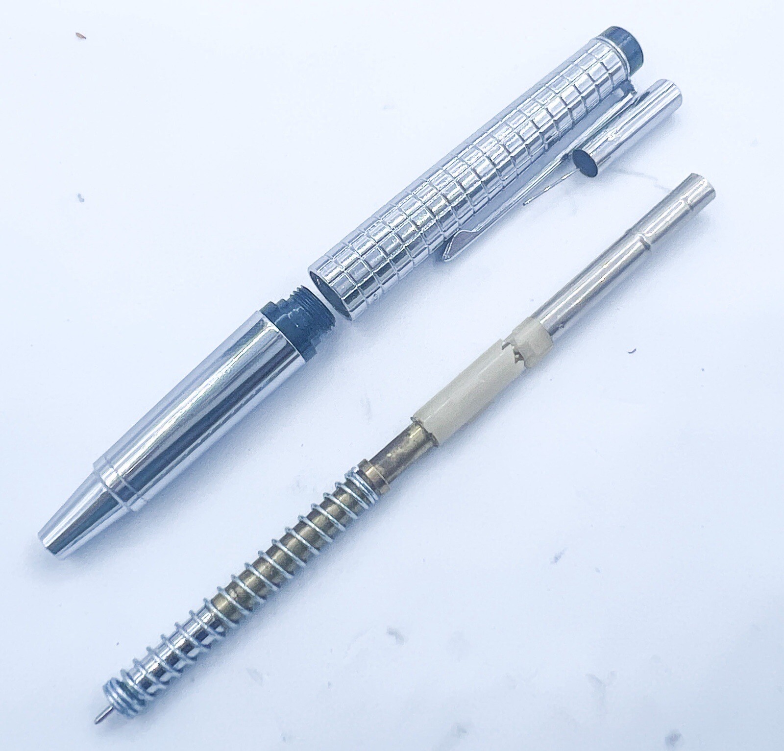 Jib Colleen retractable Tip double push 0.5mm Mechanical Pencil Silver Color