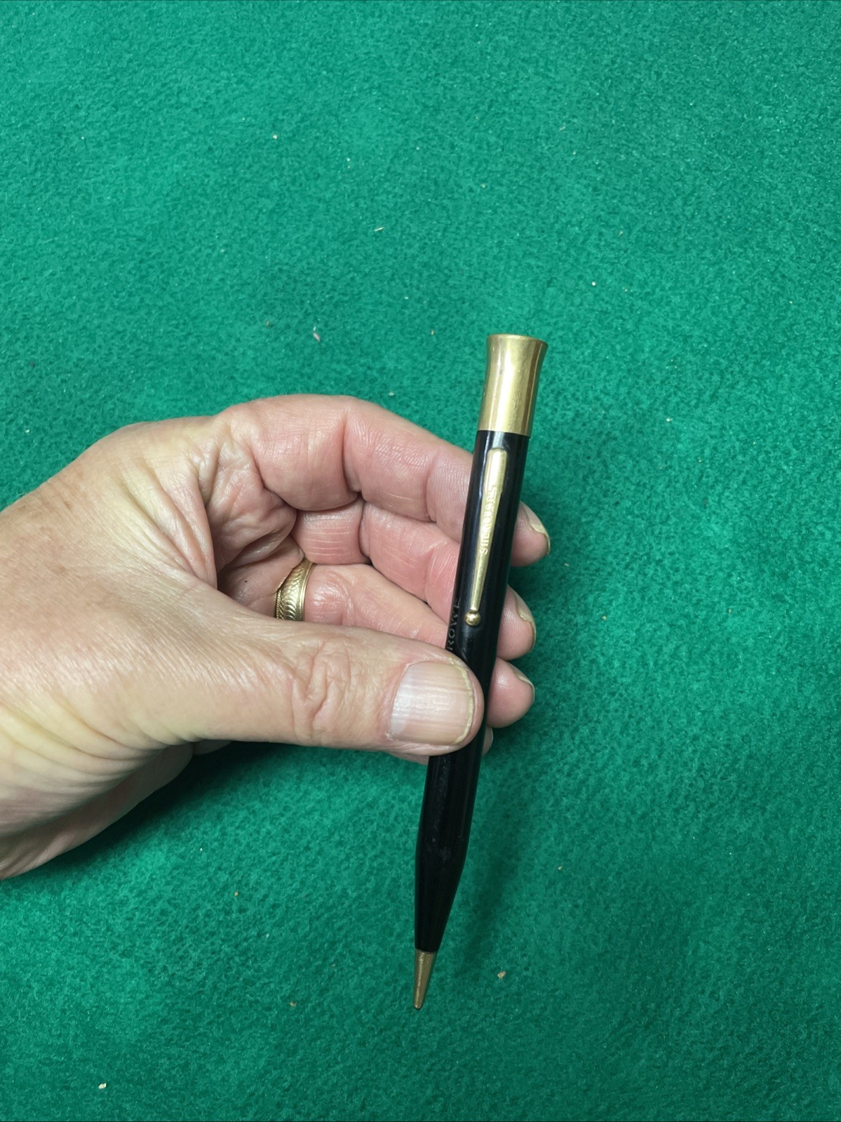 Sheaffer’s Gold Filled Top Black & Gold Mechanical Pencil Works, personailized