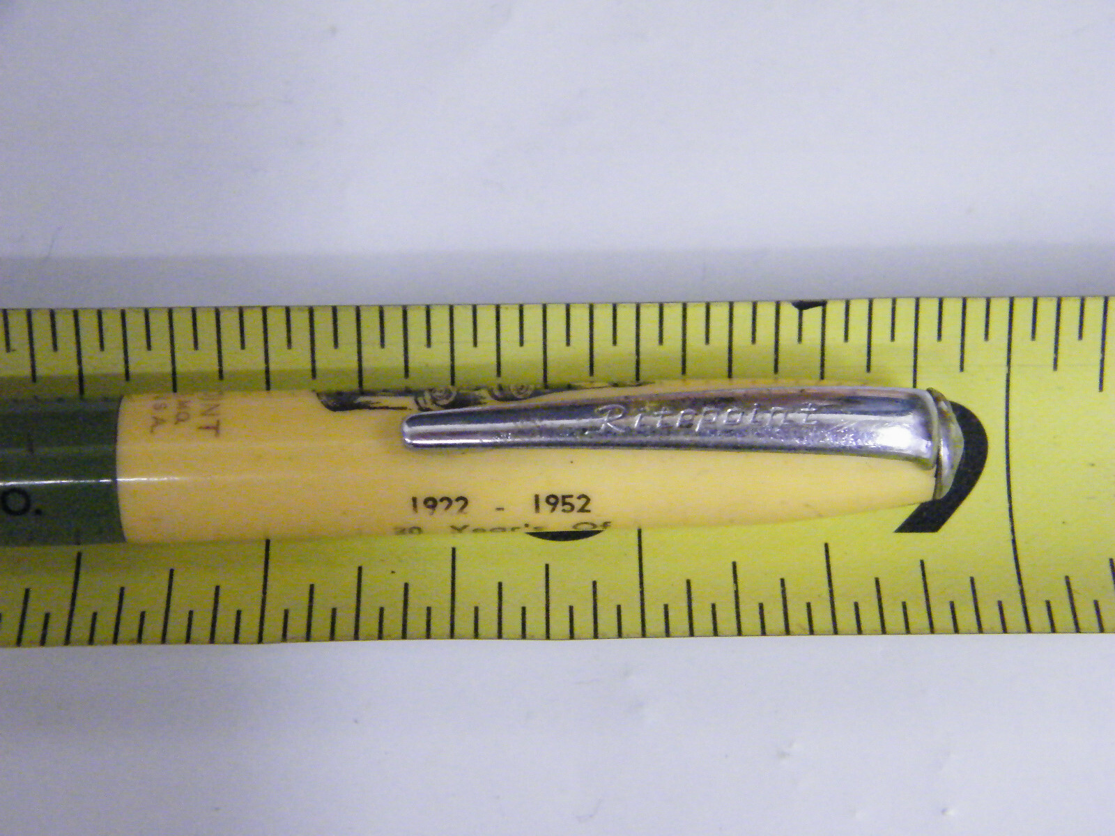 Vintage 50’s-60’s Ritepoint Pencil Transfer Company Advertising Twist Pencil