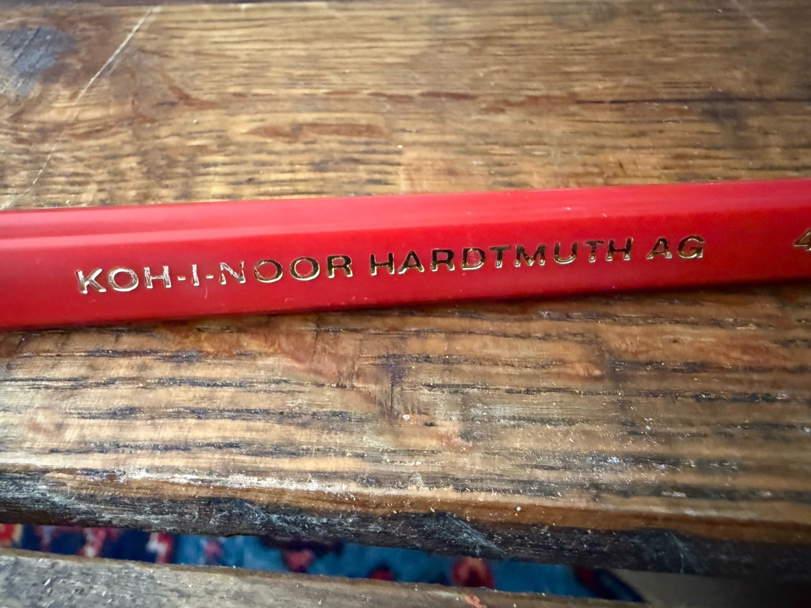 Vintage Koh I Noor Hardtmuth AG 43 Double End Drafting Pencil Lead Holder Red