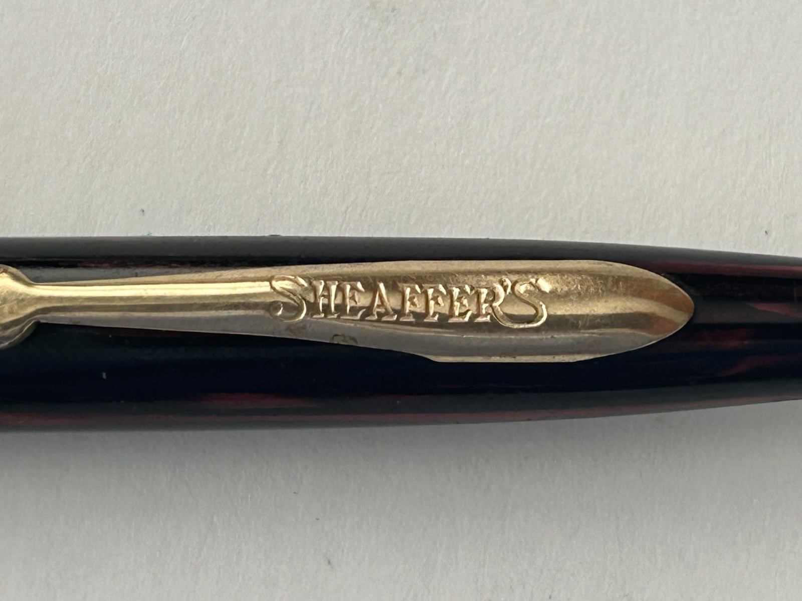 Vintage Sheaffer 1940’s #250 Mechanical Pencil Carmine w/Gold Trim w/Leads