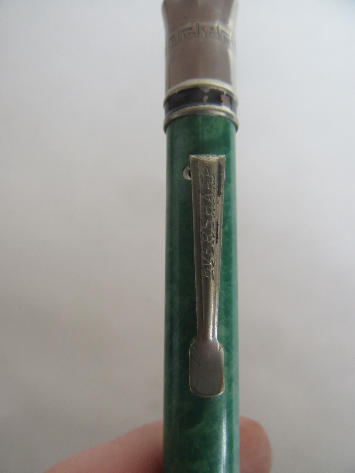 Vintage 1920’s Eversharp Jade Green Mechanical Pencil (5 3/8″)