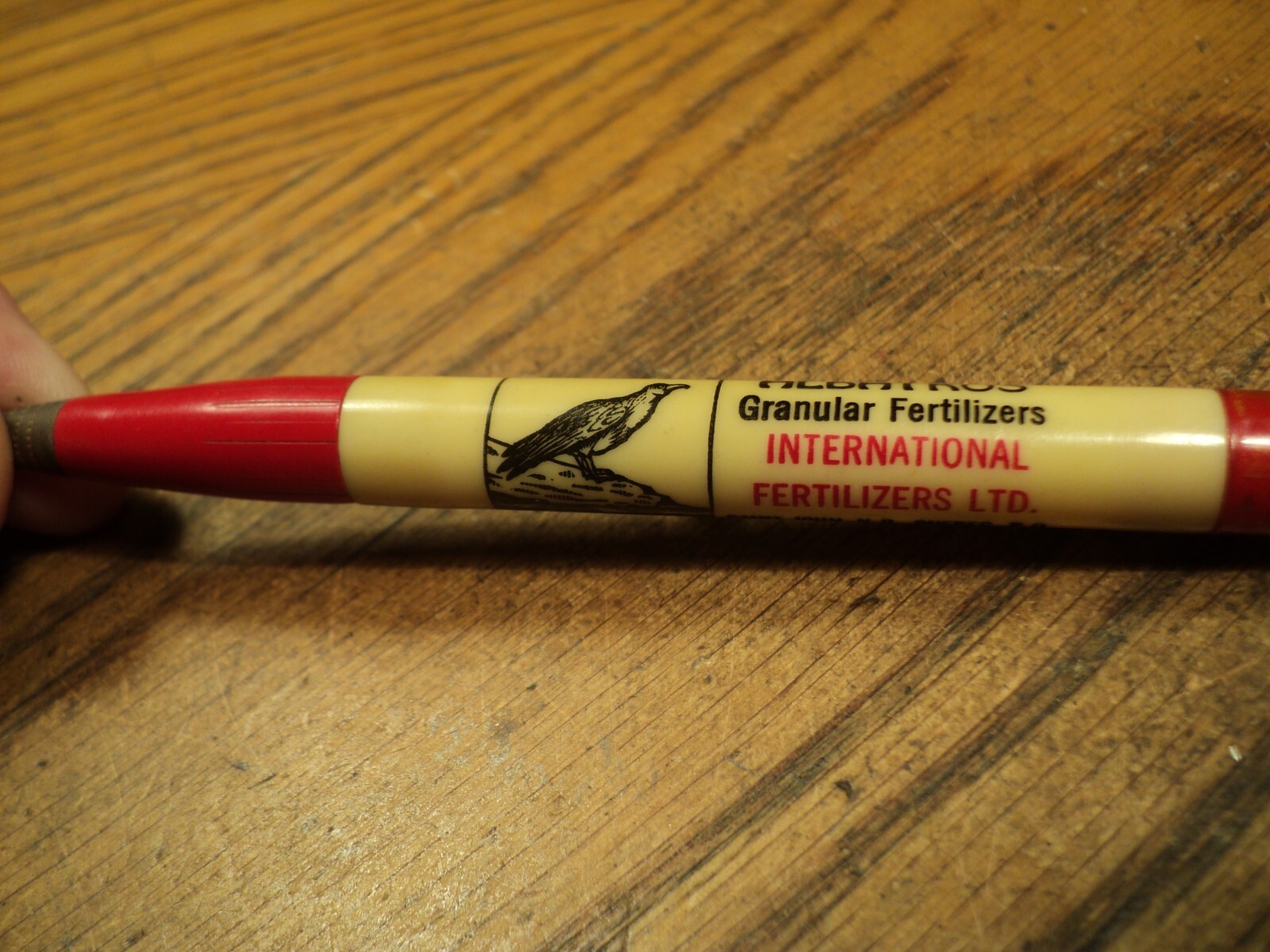 Vintage Ritepoint Mechanical Pencil Albatros Granular 5-3/8″ Clear Top B