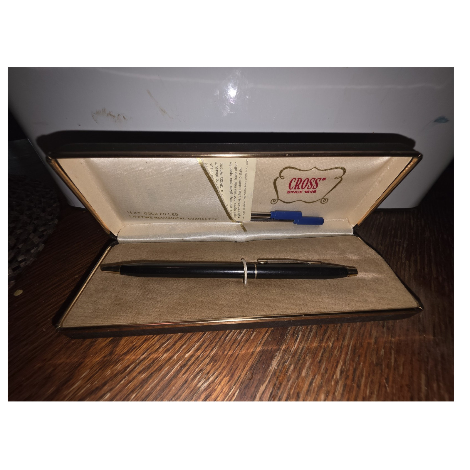 Cross 14K Gold Filled Mechanical Pencil, Gold Filled with Cross Case and refills