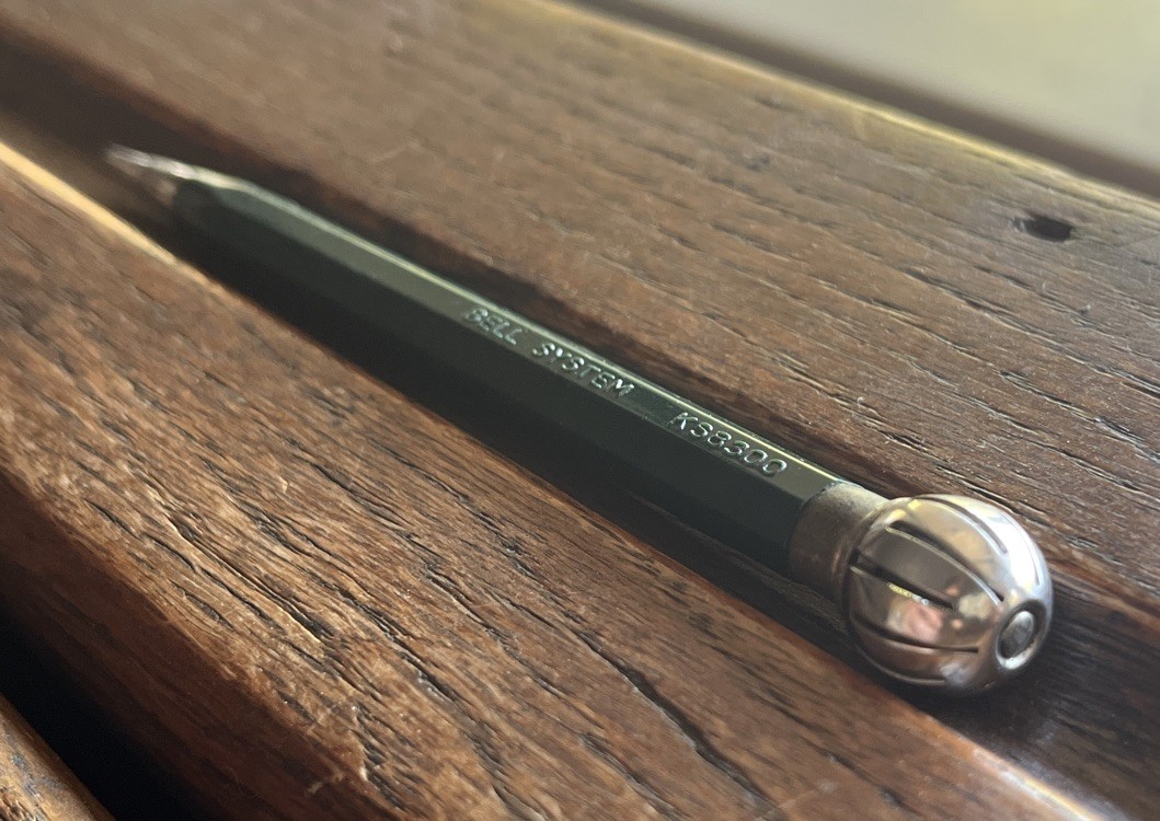 Dur-O-Lite KS8300 BELL SYSTEM Green 1.1mm Phone Dialer Pencil – 1950’s