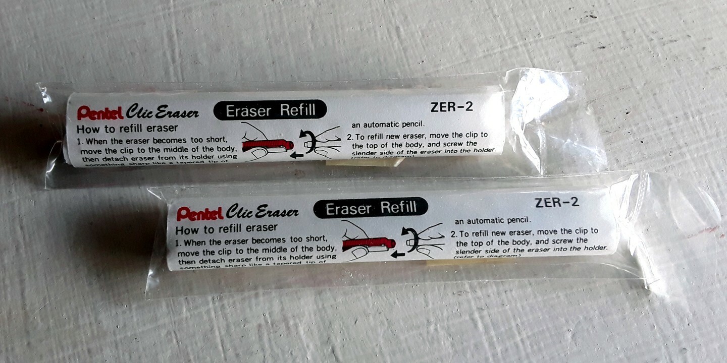 Pentel CLIC Erasers Refills
