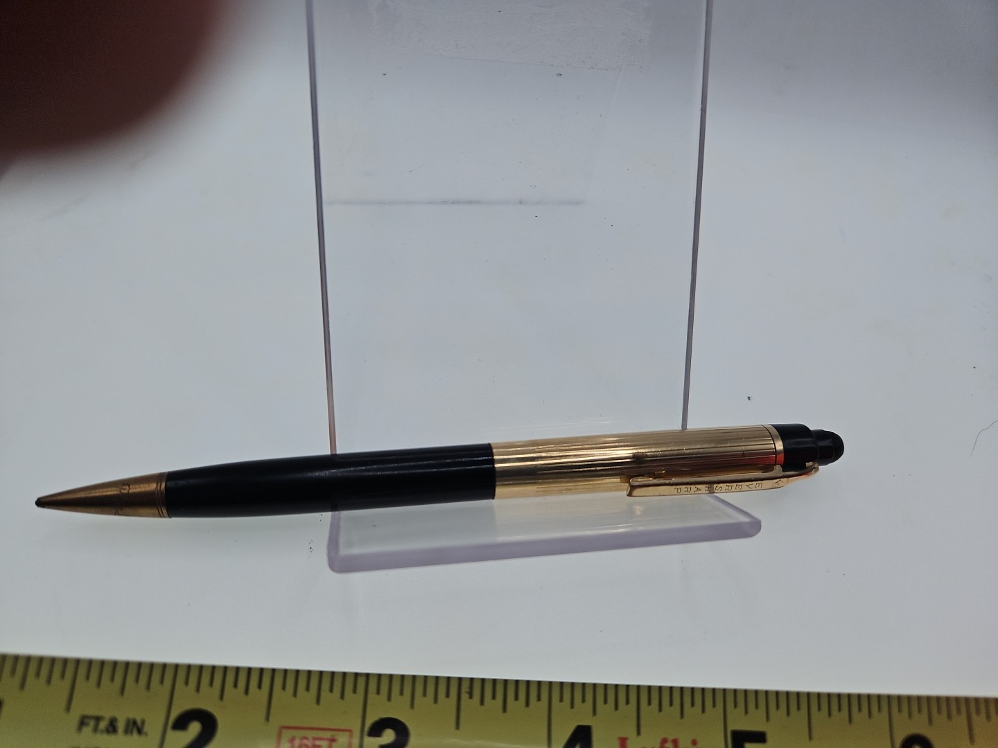 Eversharp Skyline Blue/14kt Gold Filled Cap & Gold Trim 0.9mm Pencil – 1940’s