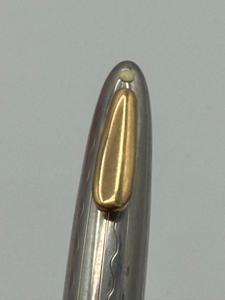 Vintage Sheaffer Mechanical Pencil Black Silver Gold Tone USA 4″