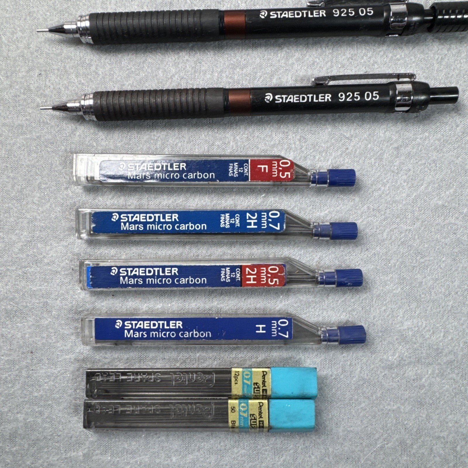 Staedtler 925 05 Lumograph Drawing Mechanical Pencil mixed W/ Lead Drafting Art