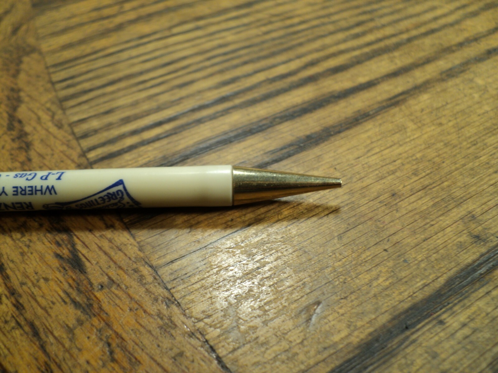 Vintage Sayles Wilson Mechanical Pencil Renz Oil Co Rush Center Kansas