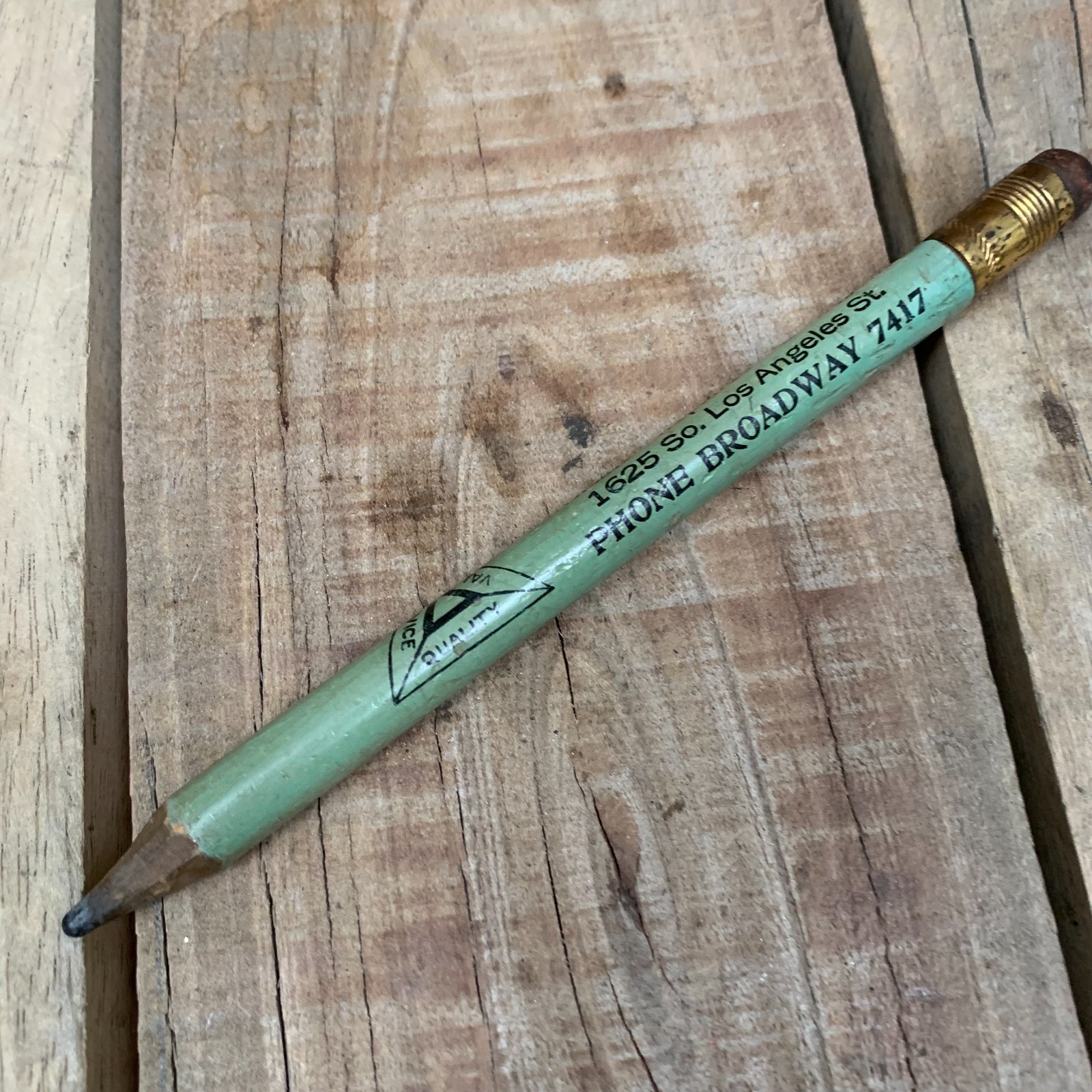 1950s LA Western Wheel ~ Automotive Quality Motor Parts Square Lucite – Pencils