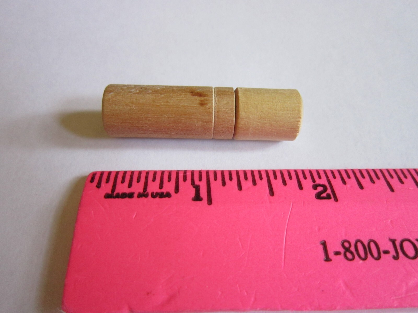 Vintage Wood Case for Small Lead for pencils 1 5/8″ tall holder tube FREE SHIP