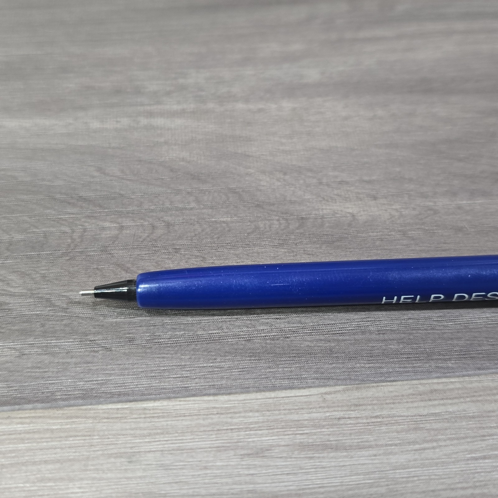 Vintage Nordstrom Mechanical Pencil Advertising Help Desk blue