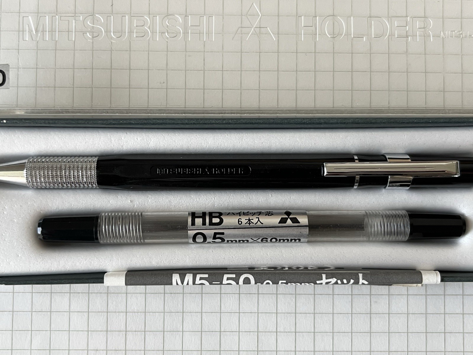 Vintage Mechanical Pencil MITSUBISHI M5-50 | Hi-Pitch | 0.5 mm | Boxed | Japan