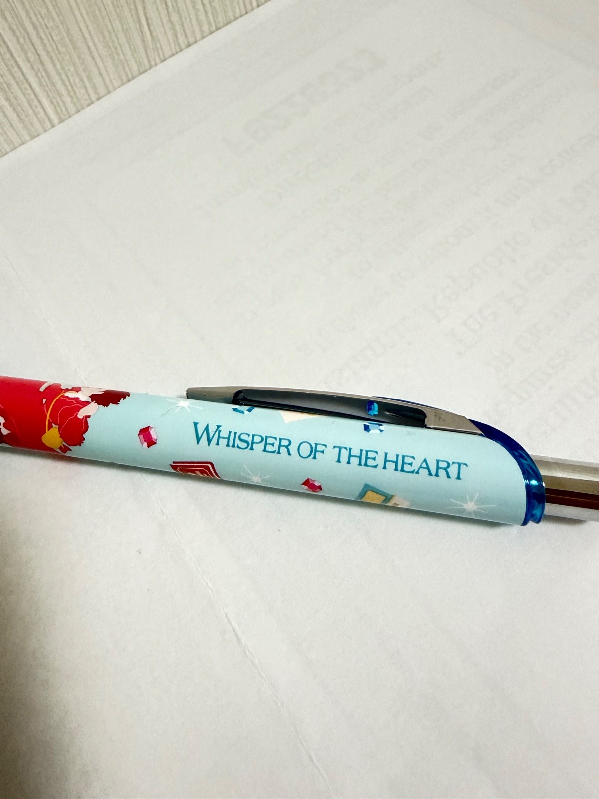 Studio Ghibli Whisper of the Heart Pen & Persona 30th Anniv Acrylic Keychain