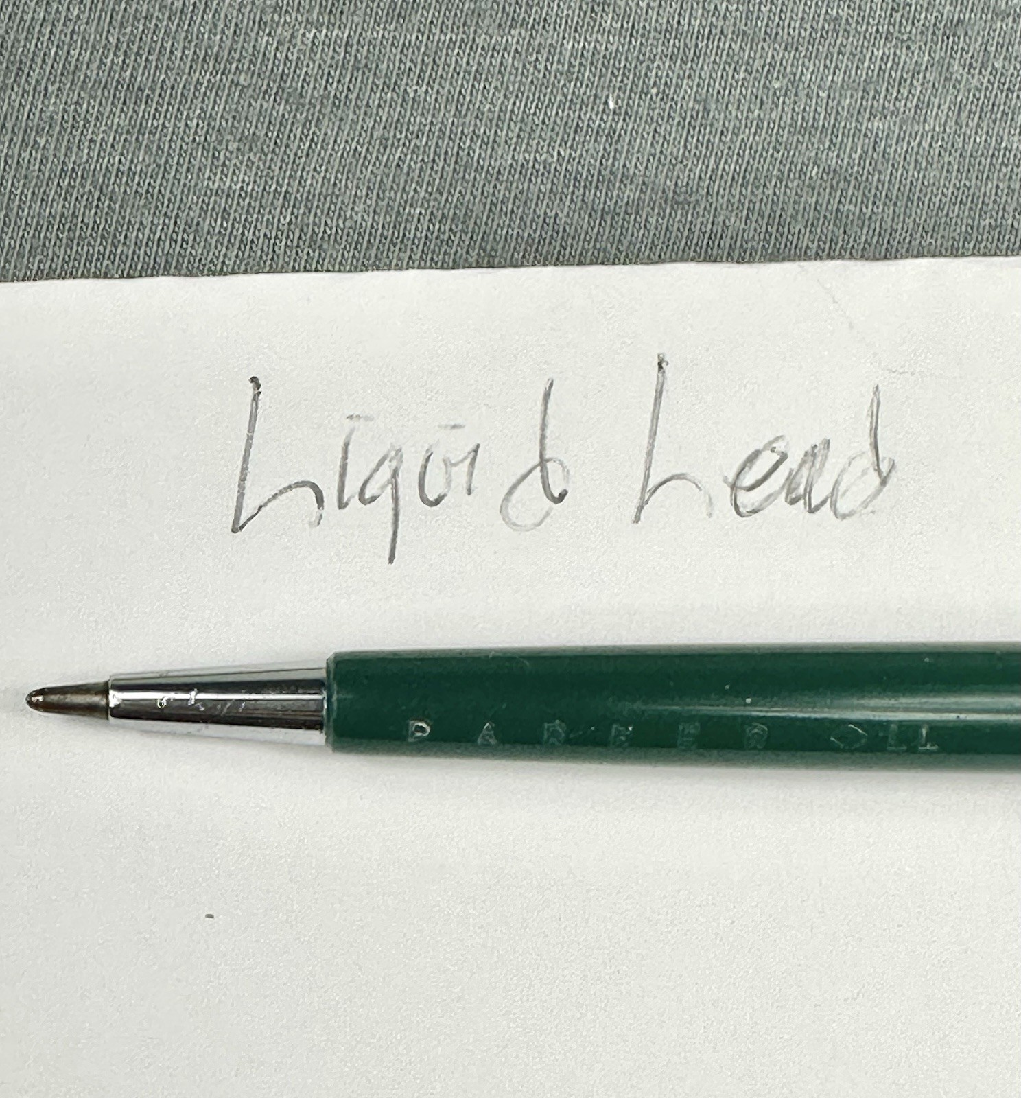 Parker Liquid Lead Pencil, Long Green
