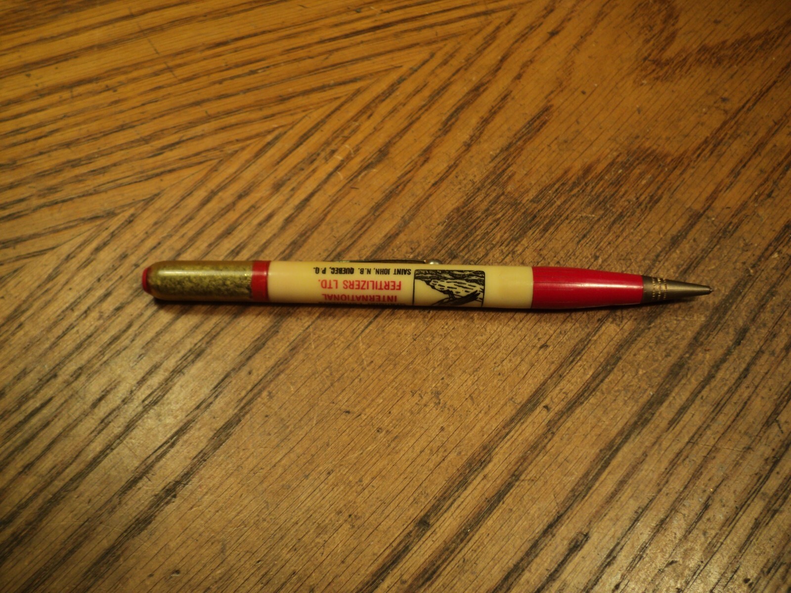 Vintage Ritepoint Mechanical Pencil Albatros Granular 5-3/8″ Clear Top B