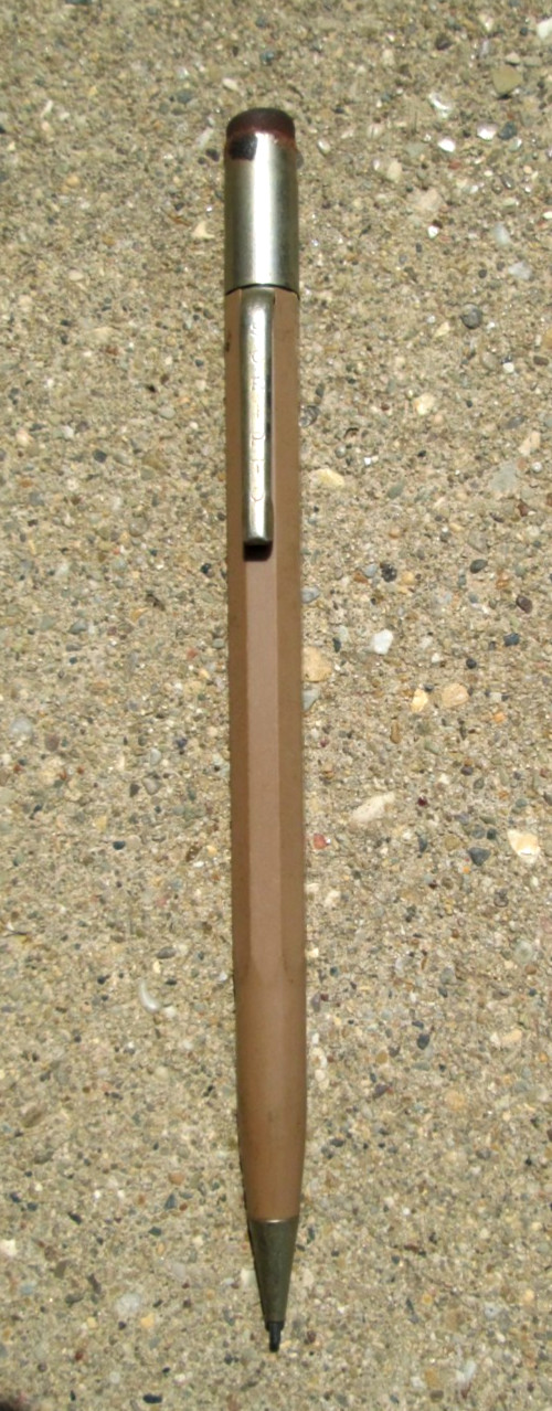 Vintage Scripto 029 Tan Brown Mechanical Pencil Parts or Repair