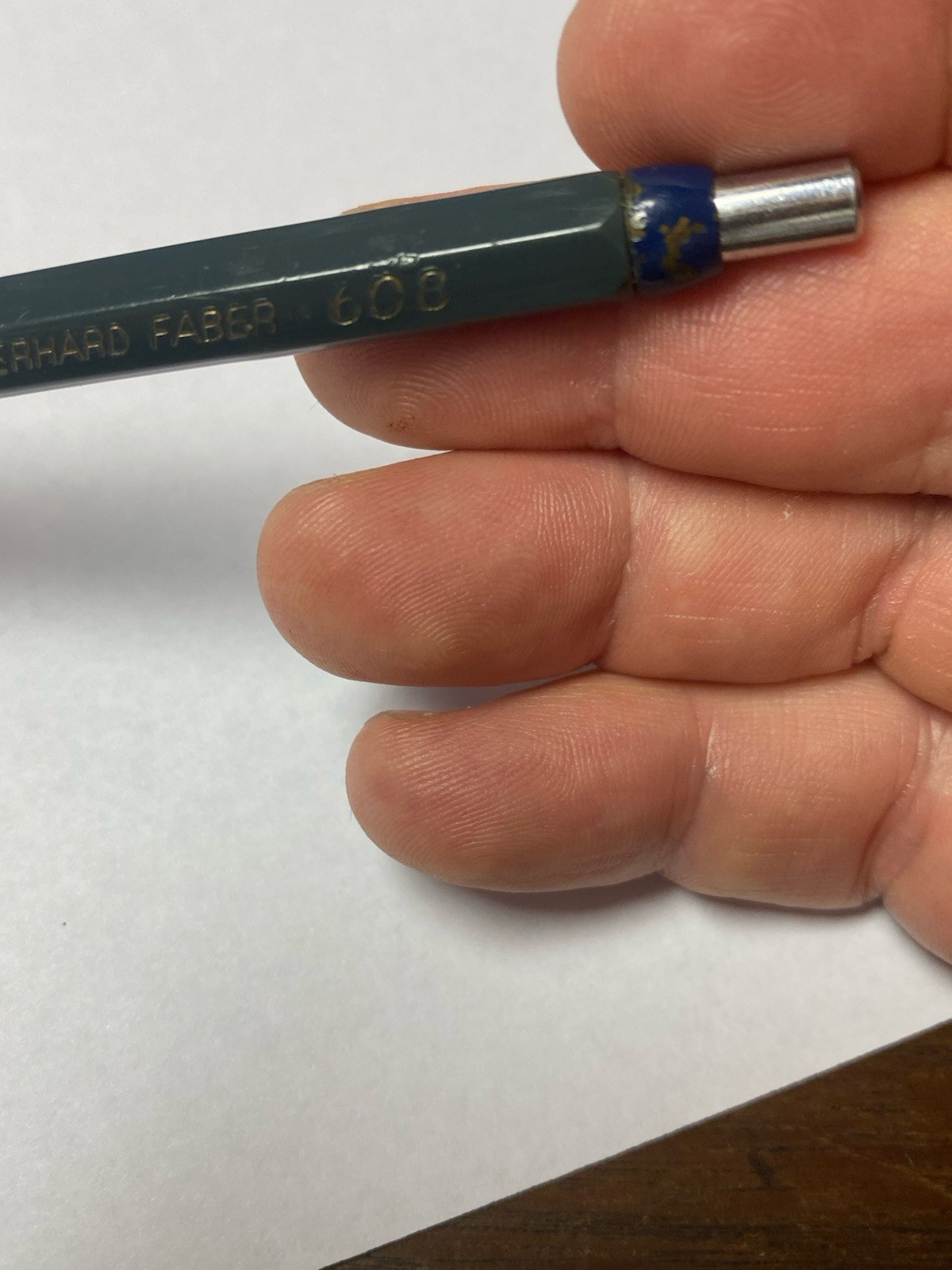 Vintage Eberhard Faber Microtomic 608 Mechanical Pencil Metal USA