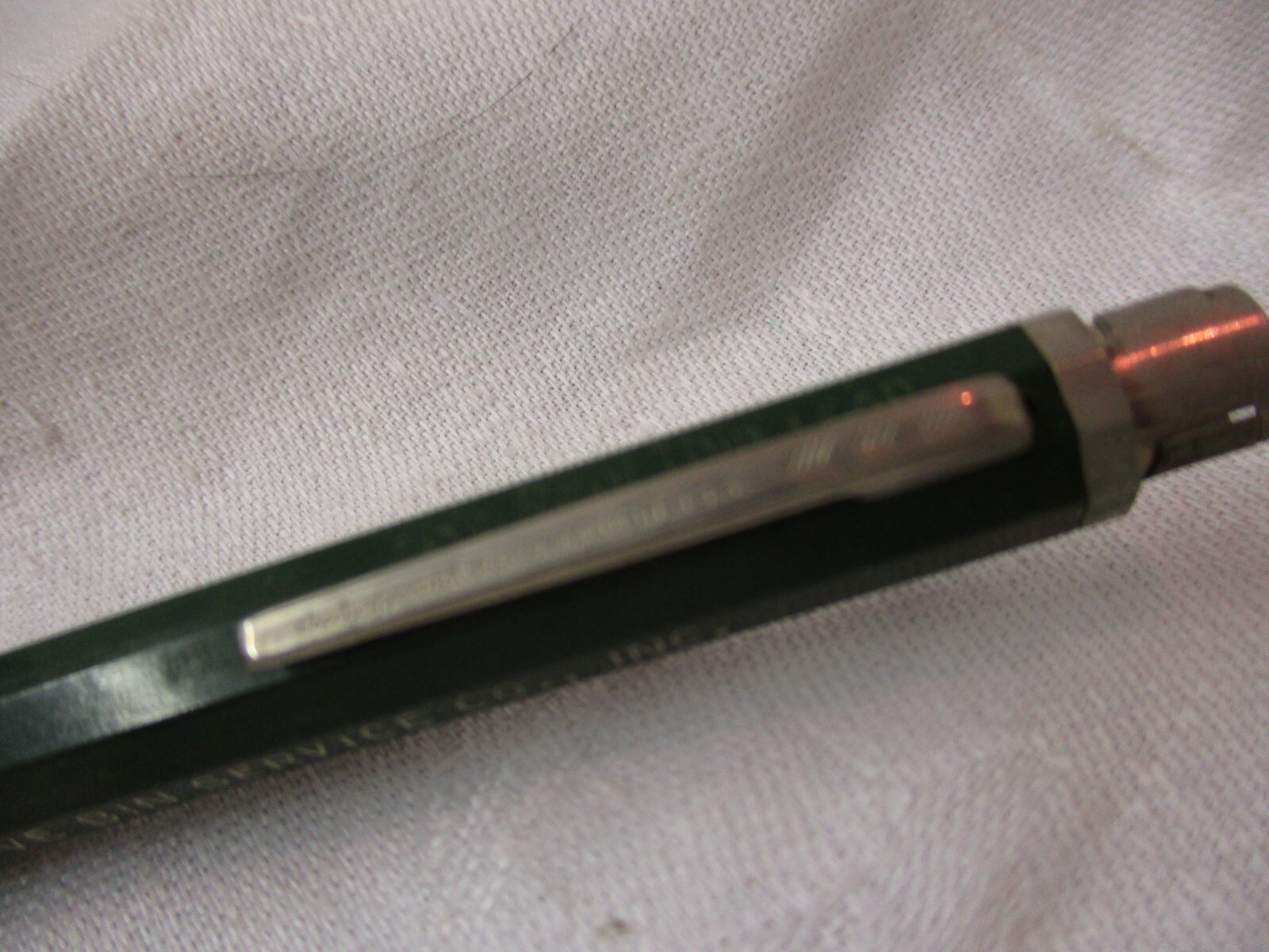 1940’s Autopoint black green Mechanical Pencil Automotive Bin Service Detroit