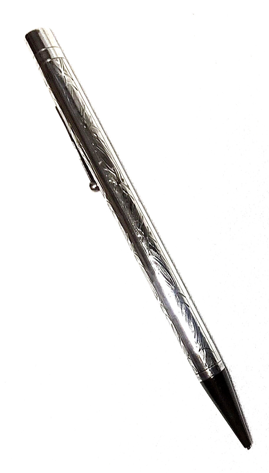 Waterman Sterling Pansy Pattern Pencil From The Mid 1920’s Excellent Working
