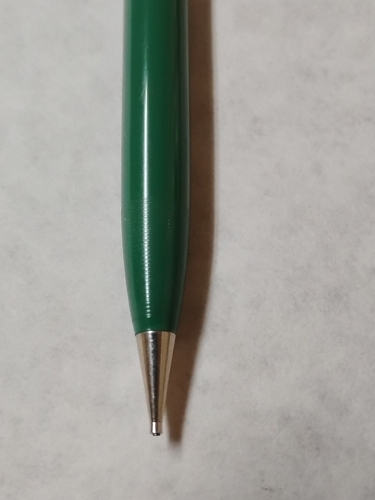 Vintage Sheaffer Green & Chrome Mechanical Pencil 4-3/4″ 9mm – Works #K7