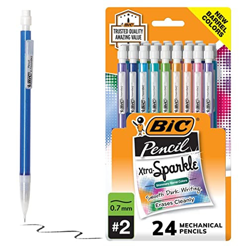 Xtra-Sparkle Number 2 Mechanical Pencils With 24 Count (Pack of 1) 0.7mm
