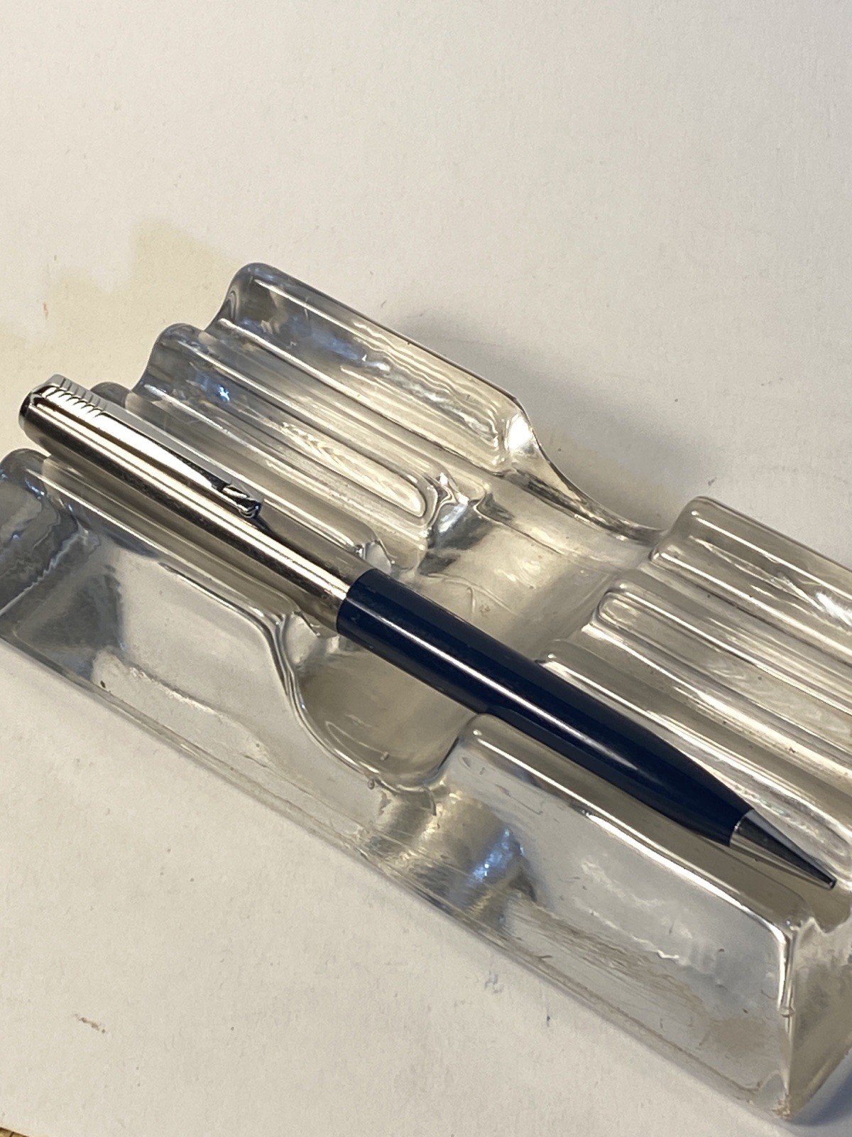 Vintage Parker Mechanical Pencil Dome End Blue 1970s USA