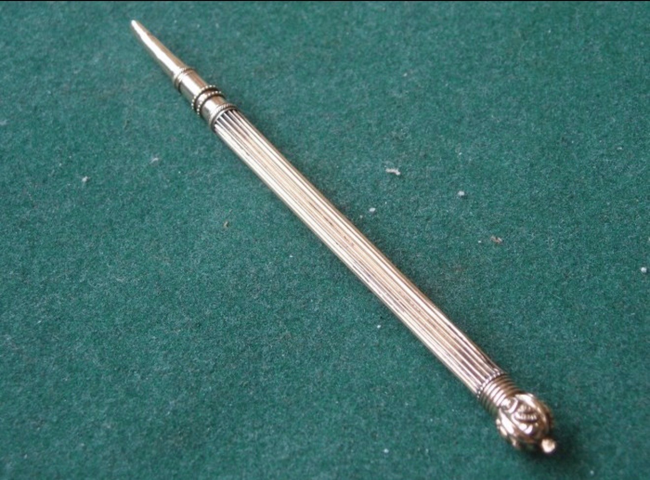 Antique Coronation 14k Solid Yellow Gold Mechanical Pencil