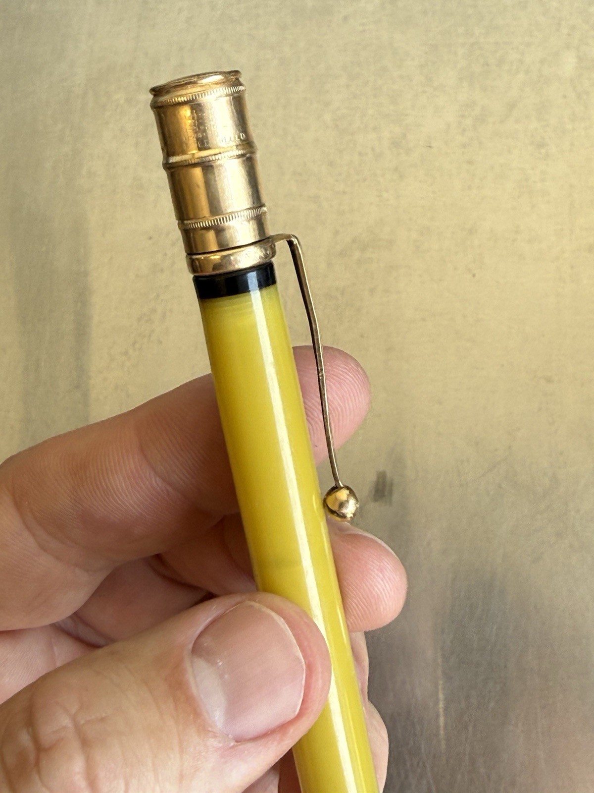 Gold Bond Stonite Yellow 1.1mm Pencil – 1930’s