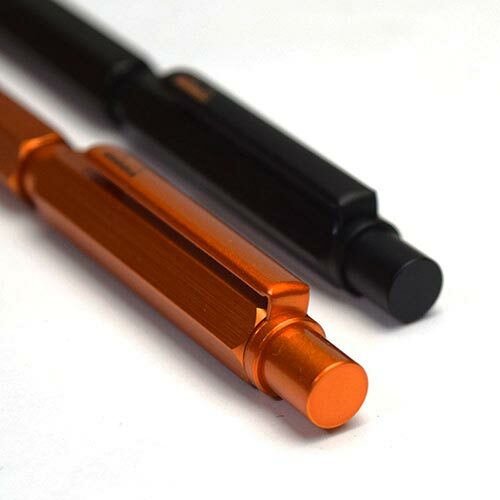 Rhodia Multi Mechanical Pencil Ballpoint Pen Hexagonal Script Limited Color Gold