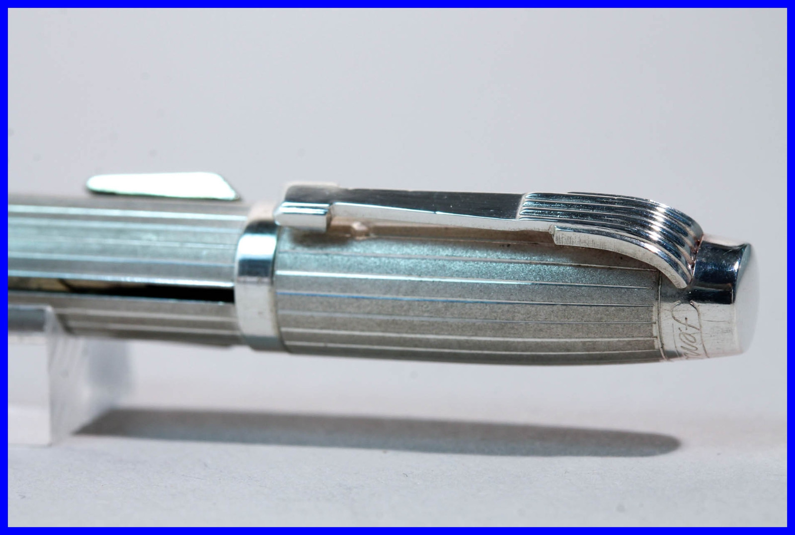 Fend Super Norma Matt-Silvered 2 Color Pen 1950s with Papers & Box