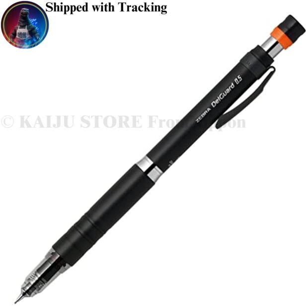 Zebra DelGuard Type Lx 0.5mm Mechanical Pencil Black P-MA86-BK