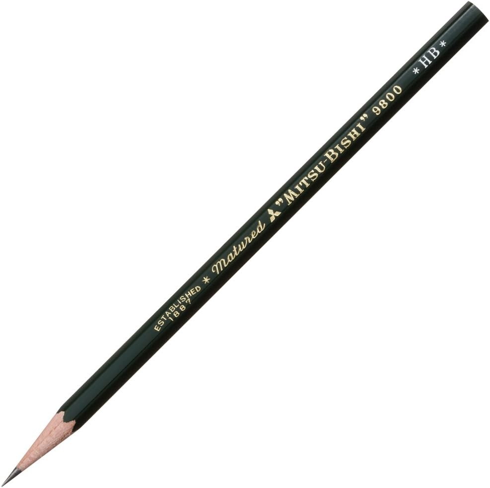 Mitsubishi Pencil Co., Ltd. 9800 pencil dozen (12 pieces) HB K9800HB (japan impo