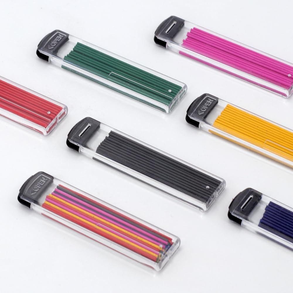 210 Pcs 1.3mm Colored Mechanical Pencil Lead 6 Color 7 Boxes Refills 1.3mm Au…