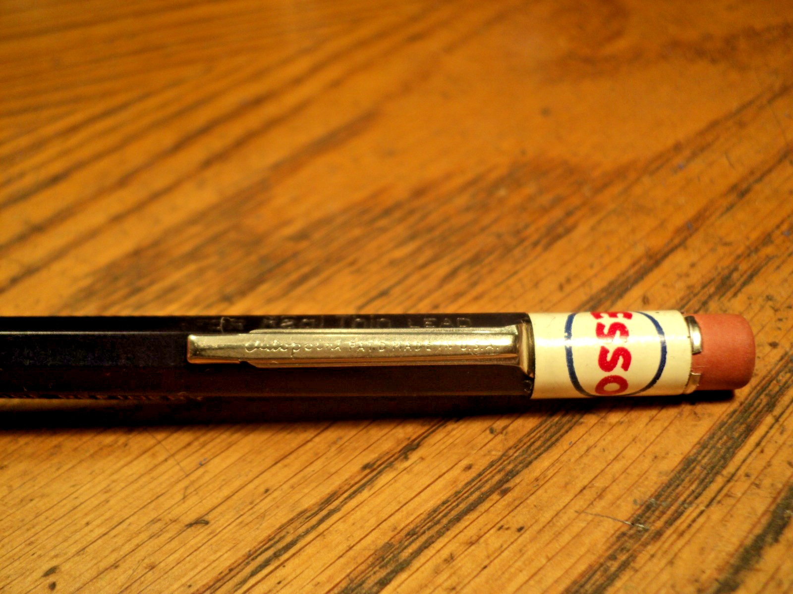 Vintage Autopoint Mechanical Pencil Esso Baltimore Refinery 5-1/2″ USA B