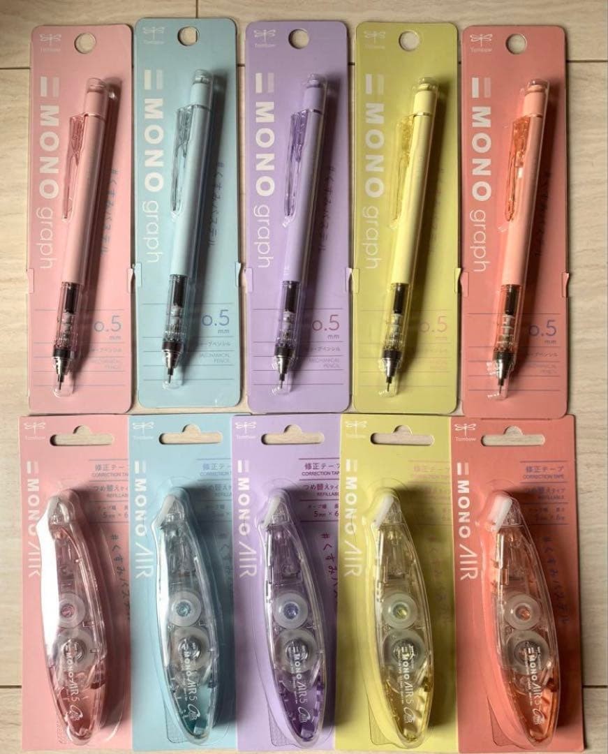 Monograph MONO [Limited] Dull pastel color mechanical pencil stationery