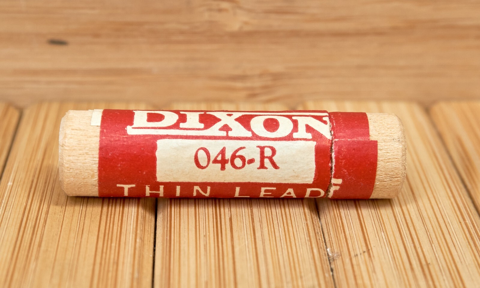 Vintage Dixon Wood Tube Pencil Thin Leads, Set of 13, Made in Canada